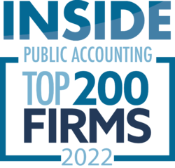 Inside Public Accounting Top 200 Firms 2022 logo